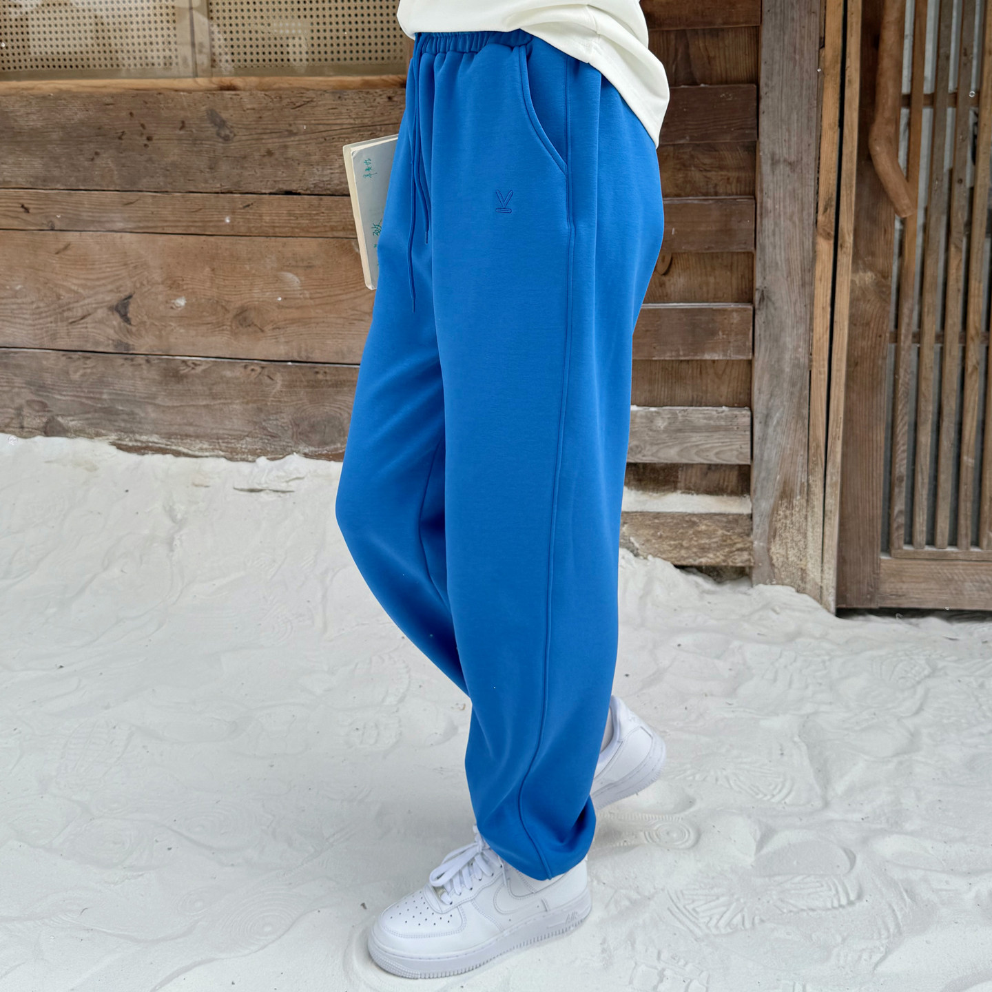 女大童加绒运动卫裤冬季束脚青少年儿童宽松男童韩版休闲长裤蓝色,淘宝优惠券,粉丝福利购,淘宝优惠卷