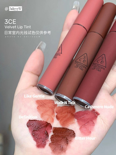 3ce唇釉taupe砖红色枯木赤陶口红雾面唇泥苦咖色秋冬美拉德哑光女 - 图2