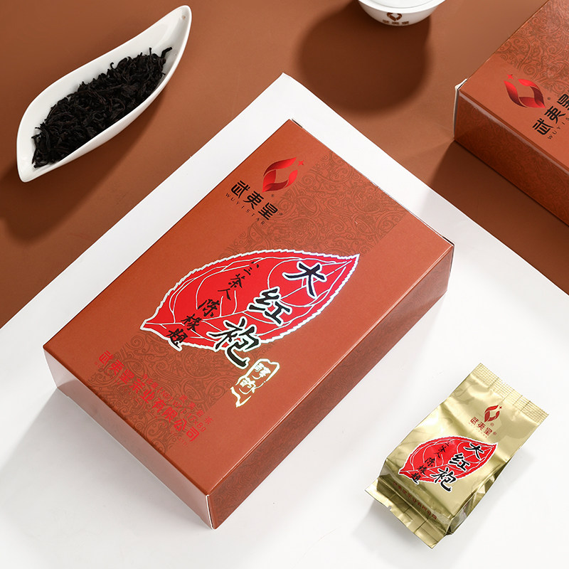 武夷星旗舰店武夷山岩茶大红袍茶叶正宗醇韵乌龙茶136g官方口粮茶,淘宝优惠券,粉丝福利购,淘宝优惠卷