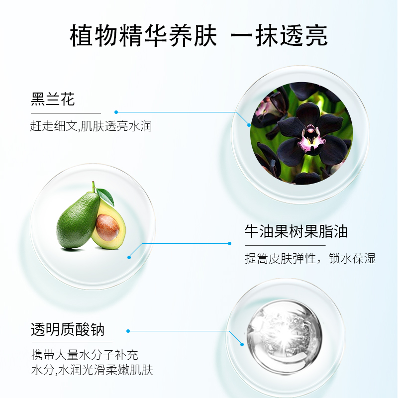 黑兰花面霜十年磨一剑焕颜紧致肌肤修护霜50ML芳疗面霜秋季保湿霜 - 图2