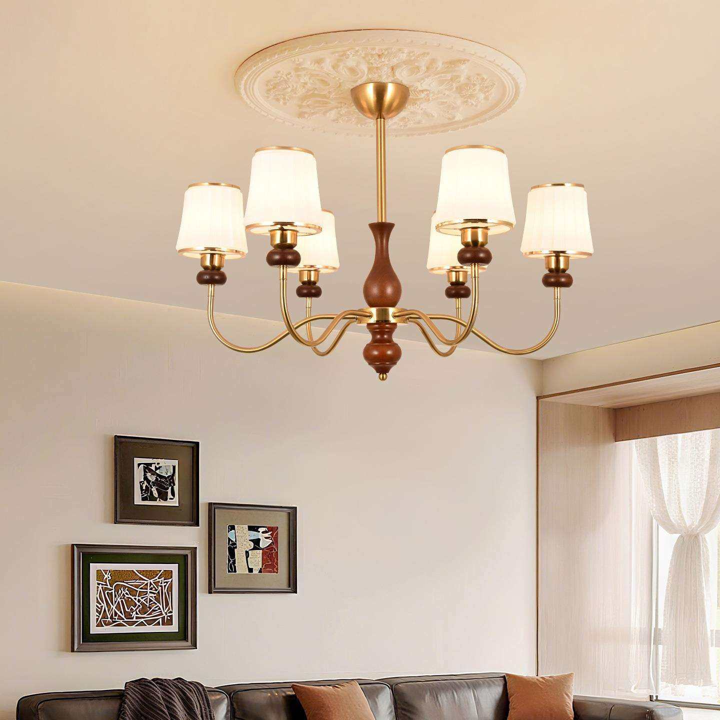 中古风客厅吊灯美式大厅主灯法式书房灯餐厅灯南洋风房间卧室灯具,淘宝优惠券,粉丝福利购,淘宝优惠卷