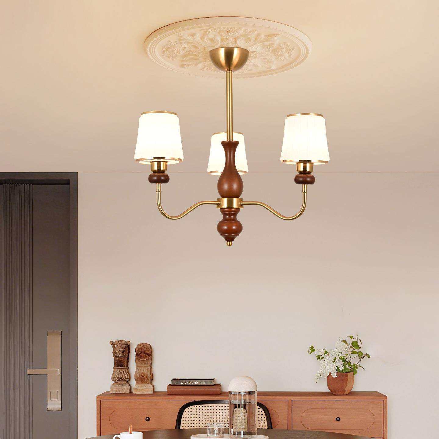 中古风客厅吊灯美式大厅主灯法式书房灯餐厅灯南洋风房间卧室灯具,淘宝优惠券,粉丝福利购,淘宝优惠卷