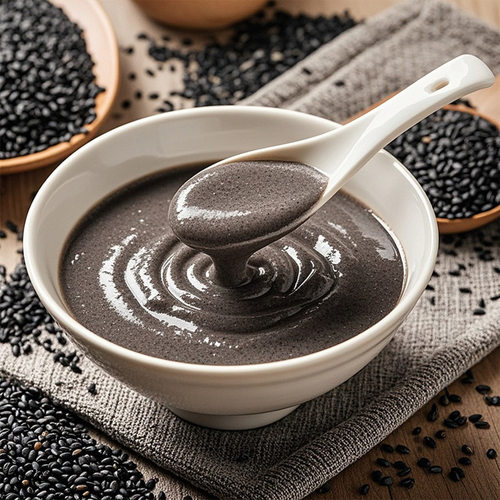 五黑粉杞香美官方旗舰店正品黑芝麻黑豆黑米黑枸杞草本植萃7mn - 图2