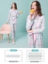 Nafei tháng quần áo mùa xuân và mùa thu cotton sau sinh bà mẹ cho con bú quần áo phụ nữ mang thai phụ nữ đồ ngủ mùa hè mỏng phần nhà dịch vụ phù hợp - Giải trí mặc / Mum mặc đồ bầu mặc nhà Giải trí mặc / Mum mặc