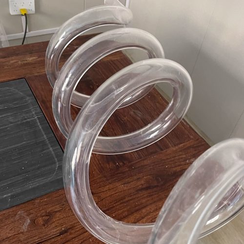 高透明亚克力管有机玻璃圆柱筒直角弯管u型管定制加工各种异型管 - 图0