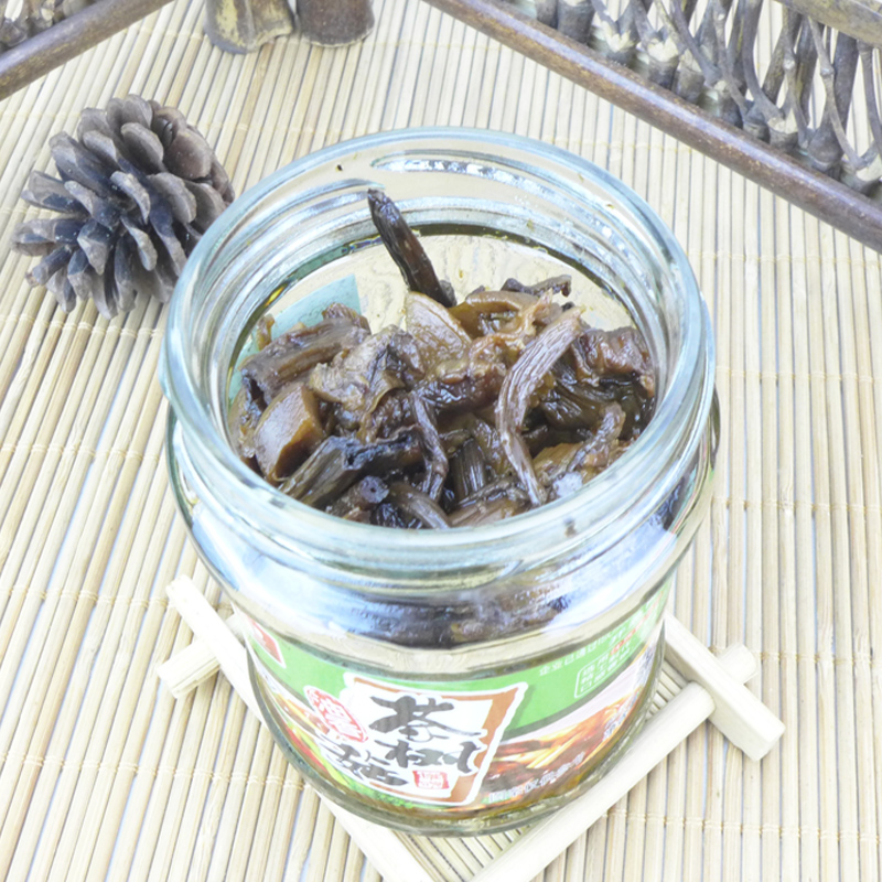 闽星油香茶树菇罐头130克 整箱12瓶开盖即食美味开胃菜食用菌包邮 - 图0