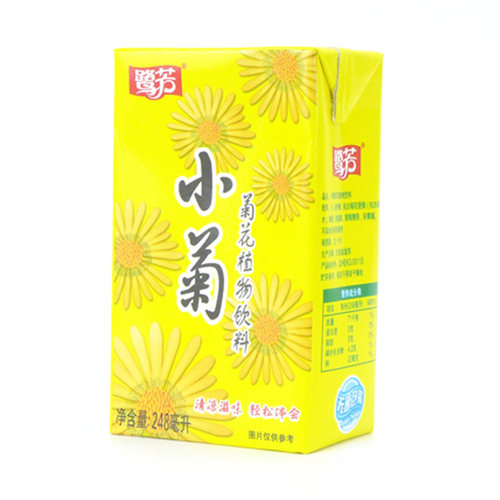 厦门特产惠尔康鹭芳小菊整箱24盒*248ml菊花茶植物饮料饮品包邮-图1