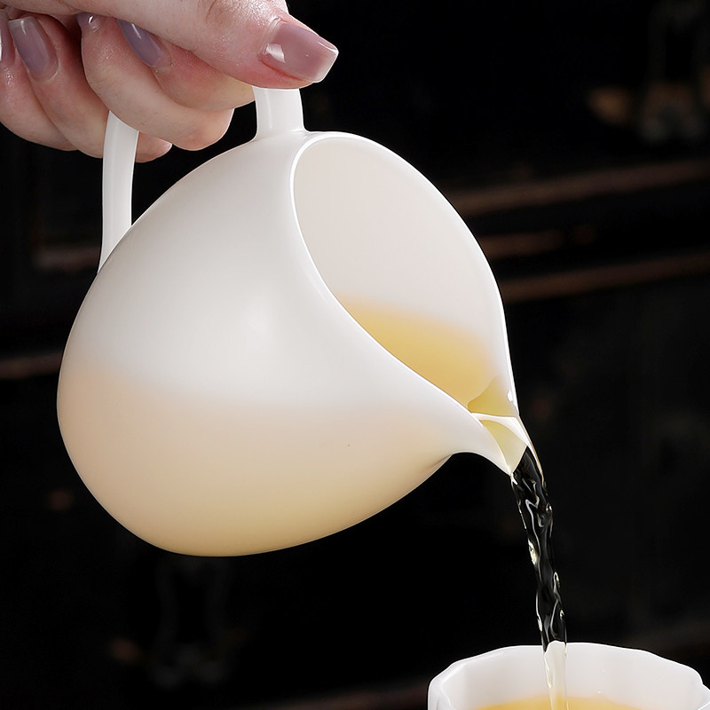 妙莲天香手工冰晶玉瓷德化白瓷匀杯 妙莲天香家居公道杯