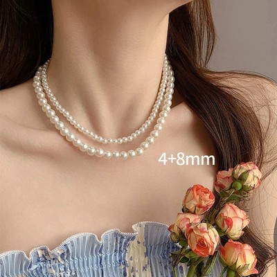 拍3件！法式轻奢珍珠项链