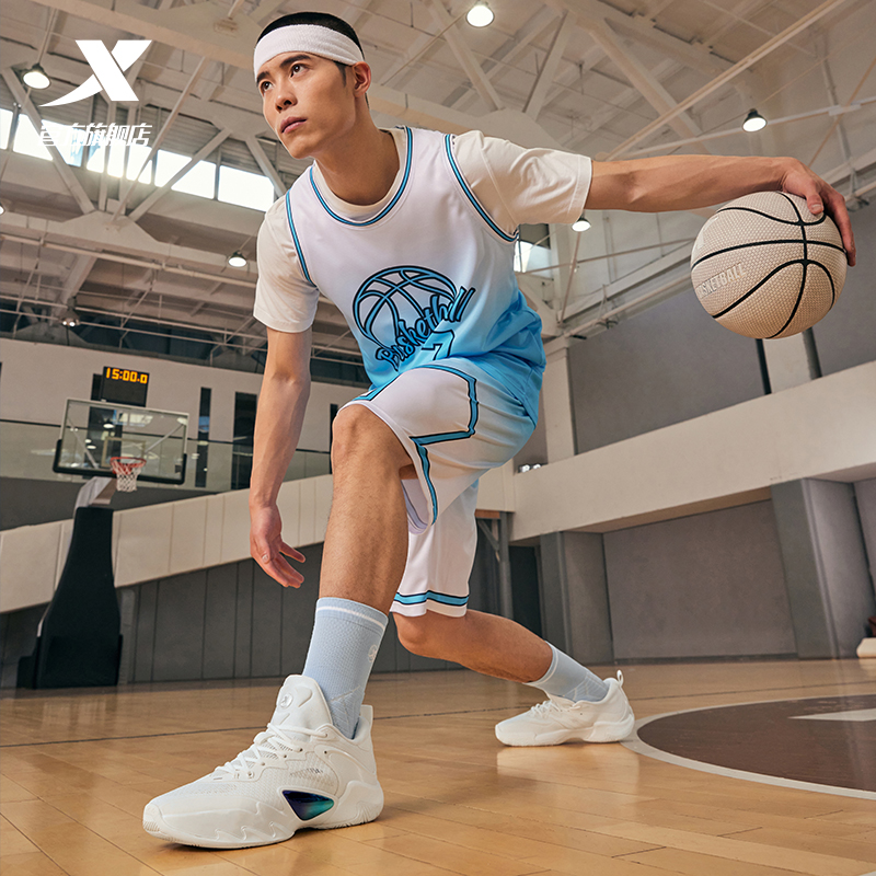 SKY01丨特步逆天一代篮球男2024新款运动鞋低帮实战防滑篮球鞋子 - 图3
