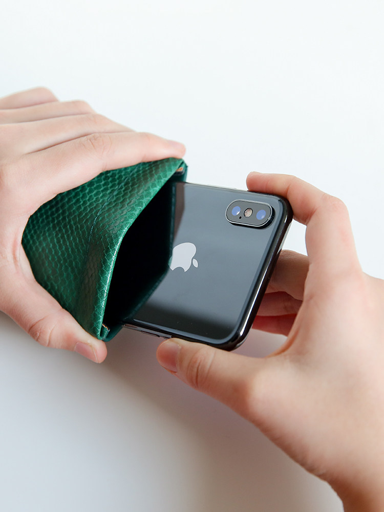 适用华为nova7 pro/p40pro蛇皮纹收纳袋6.5寸防尘手机套畅享10e