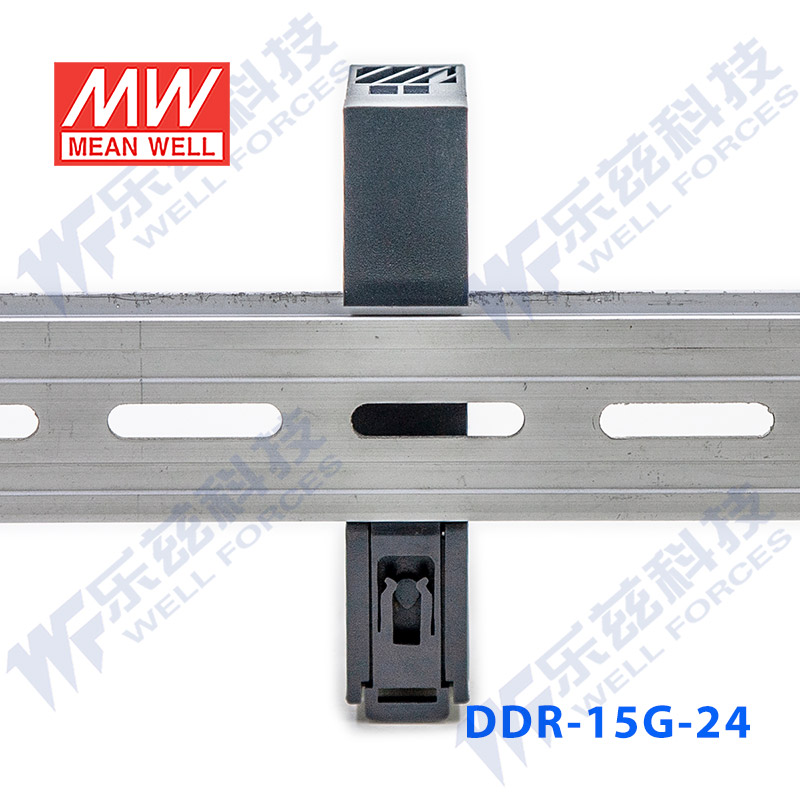 DDR-15G-24台湾明纬15W 9~36V输入24V0.63A输出导轨型DC-DC电源 - 图3