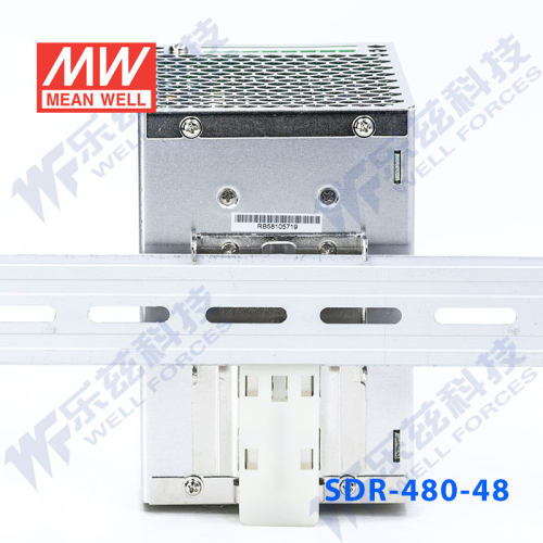 明纬48V电源480W SDR-480-48 导轨式220V转48V150%峰值功率台湾 - 图3