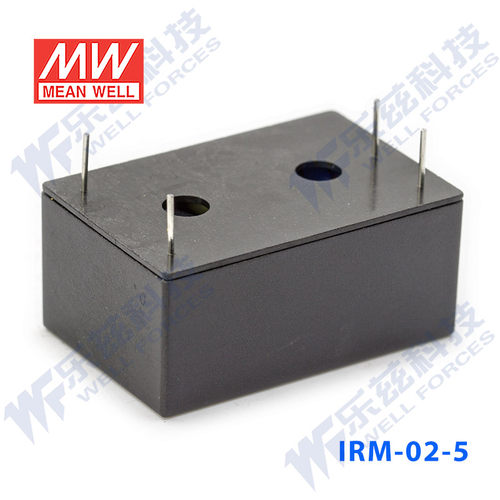 明纬5V电源2W IRM-02-5 超小型AC-DC模块电源直流400mA插脚型台湾 - 图2