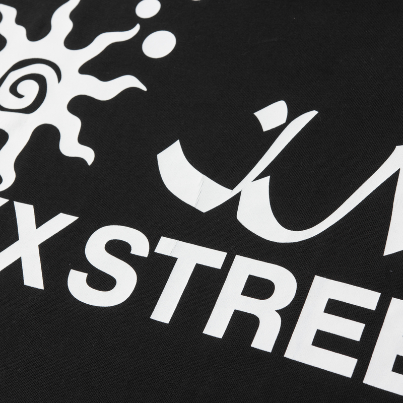 【inxxstreet】潮牌23夏新品宽松印花logo圆领短袖T恤情侣上衣男-图2