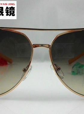 墨镜复古风男士金色大框太阳镜
