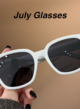 个性复古凯旋门金标大框太阳镜欧美风时尚高级感偏光墨镜户外遮阳