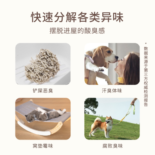 福丸白茶宠物除臭剂猫咪狗狗杀菌去尿味喷雾分解剂猫砂猫尿除味剂