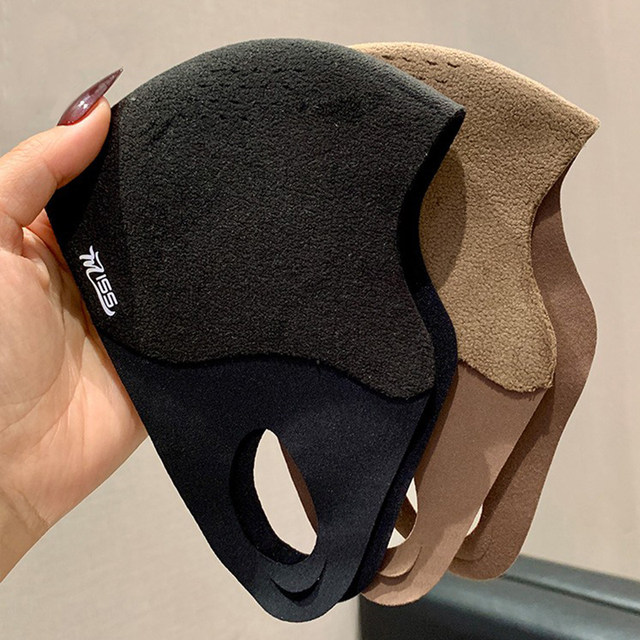 Autumn and winter frozen face warning high-value masks plus velvet and thickening