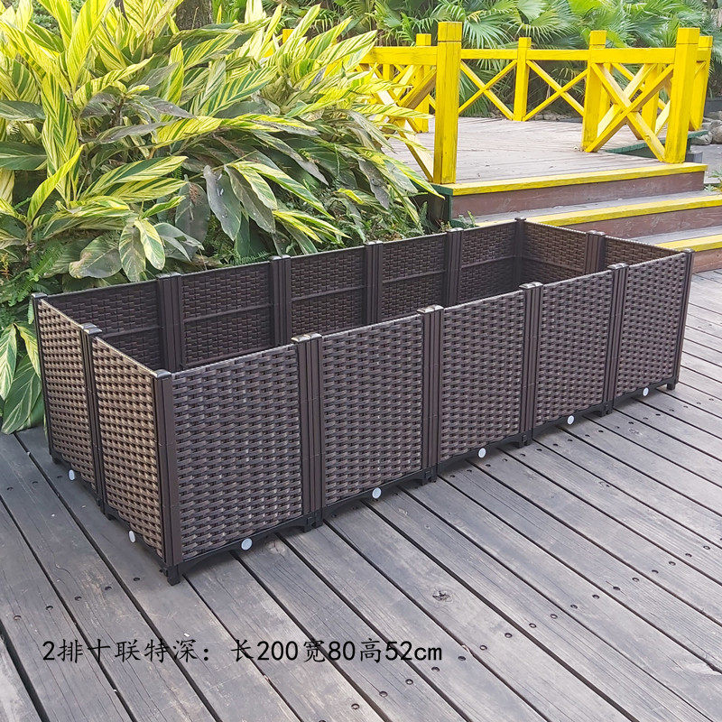 露台户外庭院种植箱 宽80cm高52cm 大棵树木种菜盆养宠物龟盆,淘宝优惠券,粉丝福利购,淘宝优惠卷