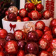 Wedding light luxury ruby red balloon double layer thickening