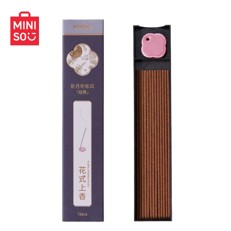 MINISO名创优品东方线香系列香薰13小支室内乌木沉香茉莉檀香桂花 - 图0