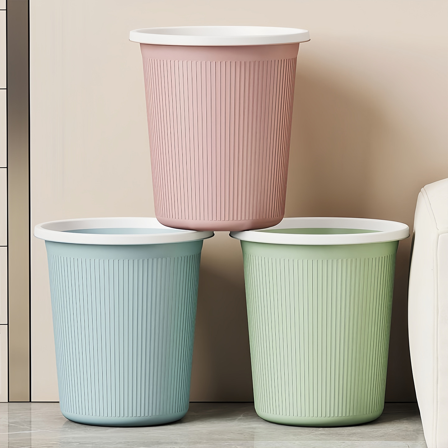 垃圾桶家用2025新款客厅卧室厨房厕所卫生间大容量宿舍办公室纸篓