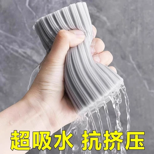 Поролоновая гигиеническая мощная стеклянная губка для ванны для домашнего использования, хорошо впитывает воду