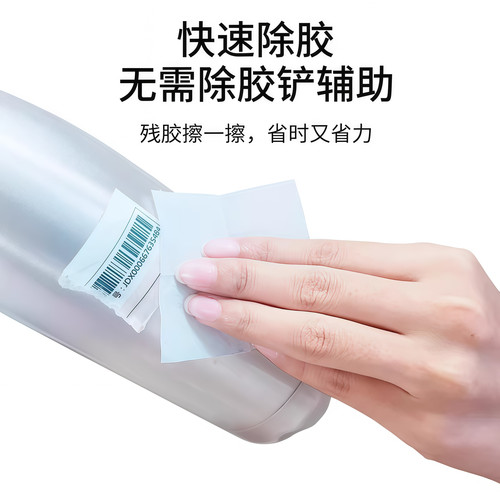 除胶湿巾清除不干胶汽车粘胶除胶剂家用去除双面胶玻璃胶印清洁剂 - 图1