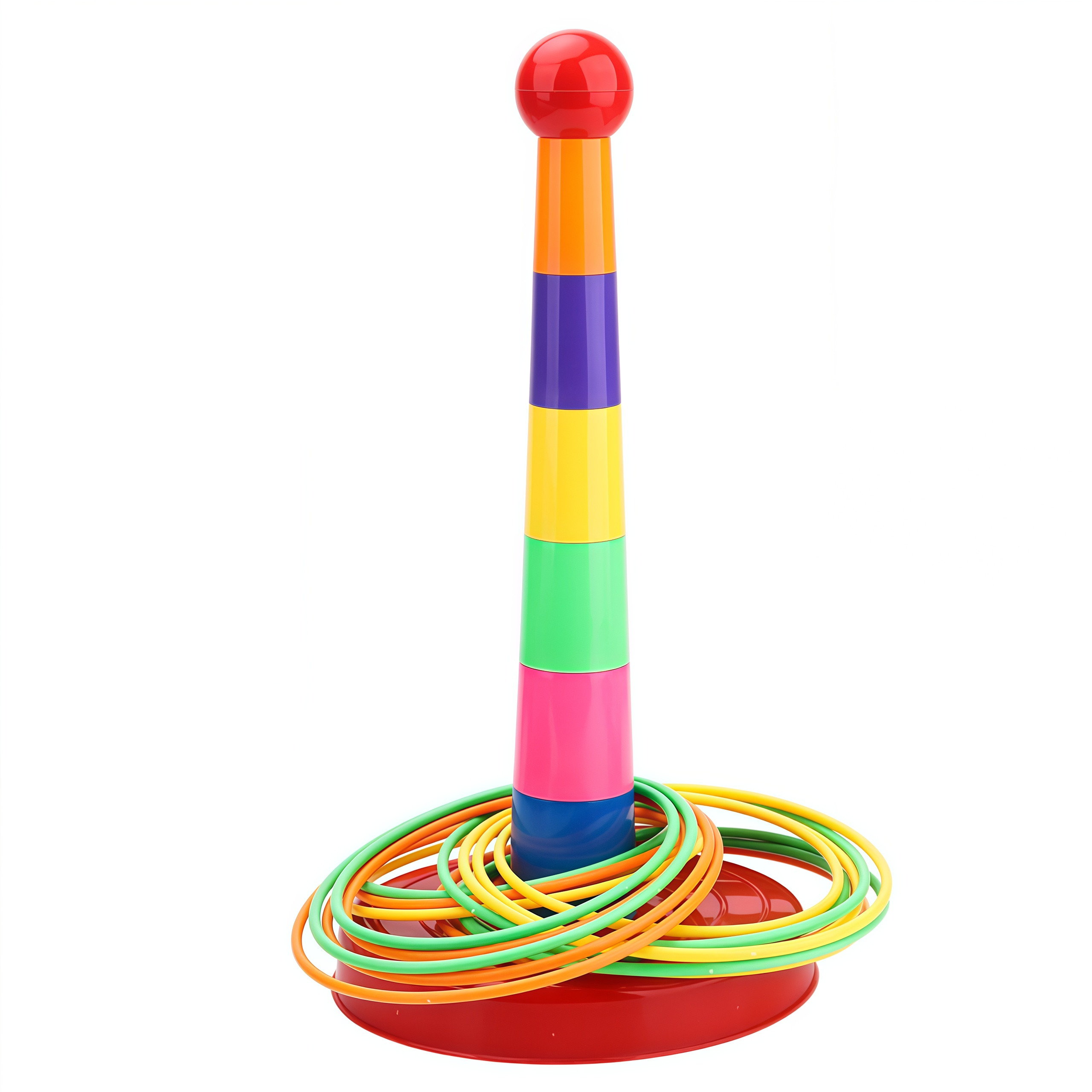 儿童投掷套圈圈玩具亲子室内外益智套圈环幼儿园套塔摆地摊3岁6岁,淘宝优惠券,粉丝福利购,淘宝优惠卷