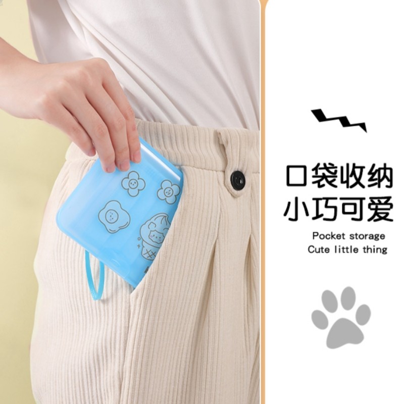 口罩盒随身便携防水尘口鼻罩暂存夹保护袋学生卡通儿童口罩收纳盒,淘宝优惠券,粉丝福利购,淘宝优惠卷