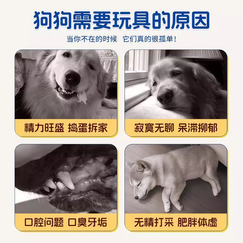 耐咬镂空小型犬幼犬小狗玩具宠物消耗体力玩具狗狗自嗨磨牙玩具球 - 图2