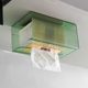 Light luxury tissue box wall-mounted hole-free