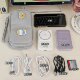 Multifunctional portable power bank data cable storage bag