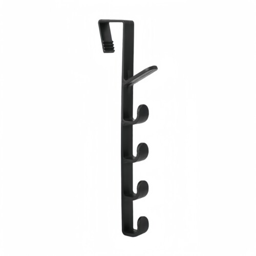 门后挂钩竖款包包收纳悬挂式宿舍床边挂衣钩衣柜门五段多功能衣架 - 图3