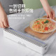 Disposable cling film cover with cutter for no tearing