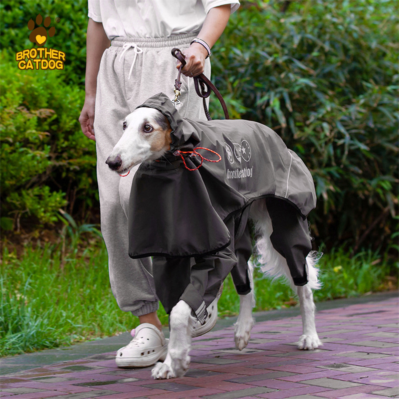 新款狗雨衣中型大型犬全包防水宠物雨披不进水不闷热四脚宠物雨衣-图0