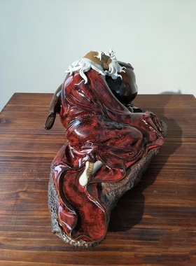 石湾公仔客厅陶瓷酒厂醉葫芦仙翁