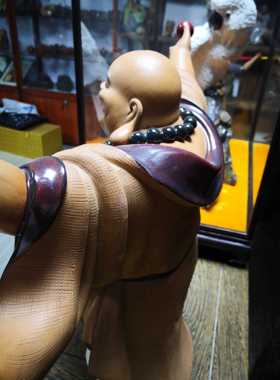 陶瓷弥勒佛大肚佛招财风水摆件