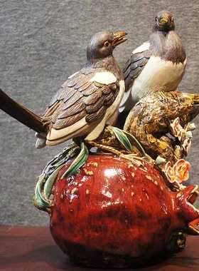 公仔摆件入伙结婚喜庆石湾陶瓷