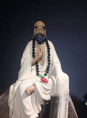 公仔达摩中式风禅意人物石湾陶瓷
