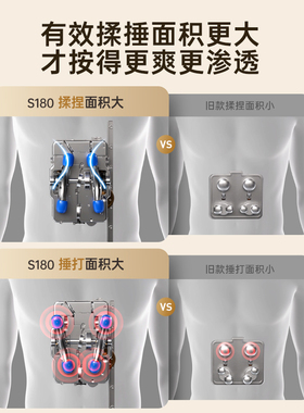美国西屋按摩靠垫腰背按摩器全身按摩仪全自动小型按摩坐垫