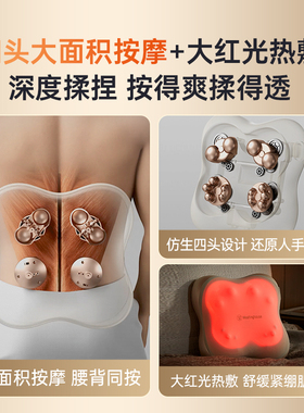 美国西屋BX3-F四叶草腰背按摩仪