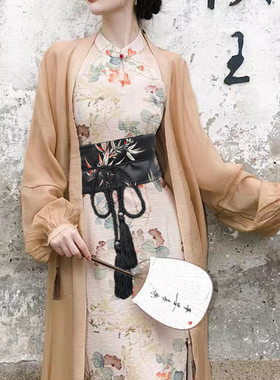 民族风古风刺绣汉服腰封