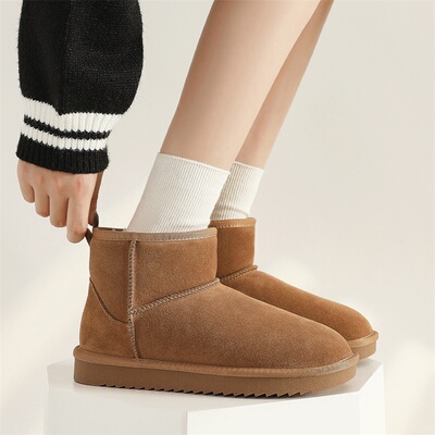 ZHR加绒厚底外穿时尚雪地靴