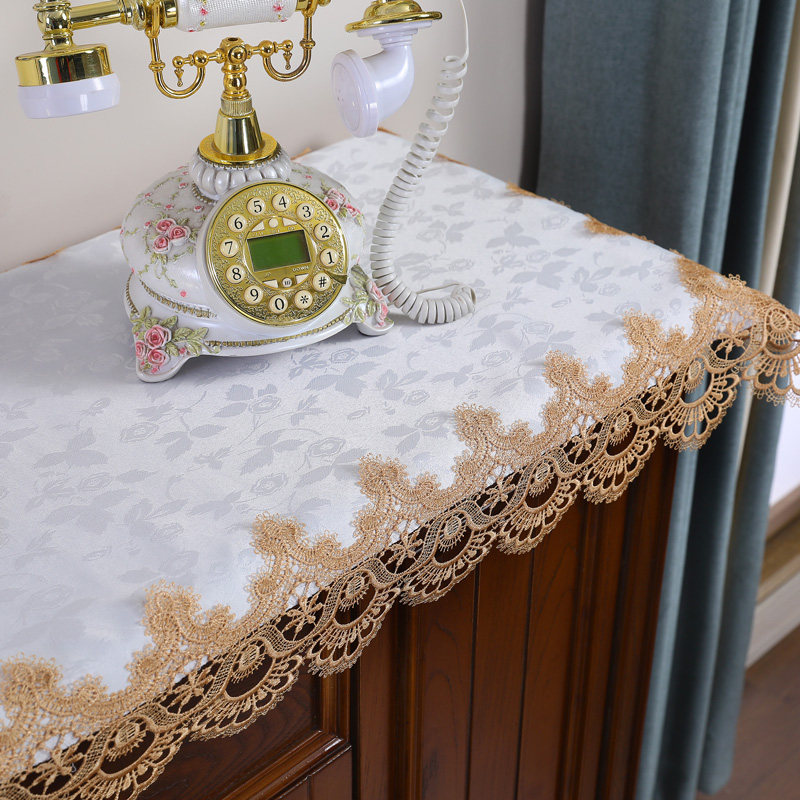 欧式蕾丝茶几桌布客厅茶几布布艺现代简约长方形台布奢华餐桌布套,淘宝优惠券,粉丝福利购,淘宝优惠卷