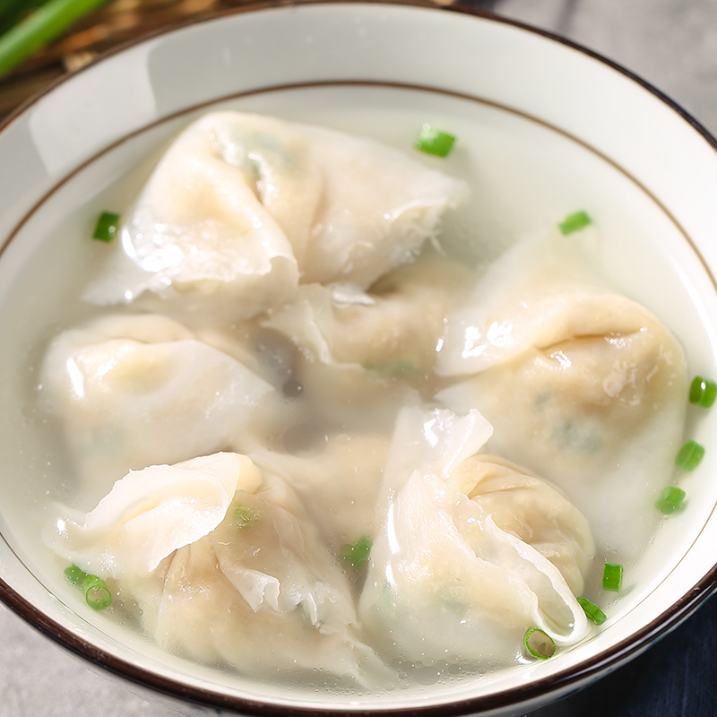 福州水晶鱼饺新鲜马鲛鱼饺子鱼皮饺水饺手工丸子火锅关东煮食材-图2