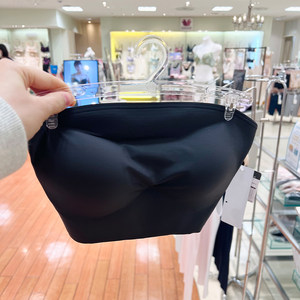 日本代购华歌尔抹胸舒适无肩带无痕内衣裹胸无钢圈女防滑胸罩