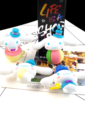 立体公仔大耳狗奶油胶diy