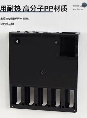 理髲店美发师壁式推子剪刀滚梳梳子工具箱柜耐用收纳层架墙上置物